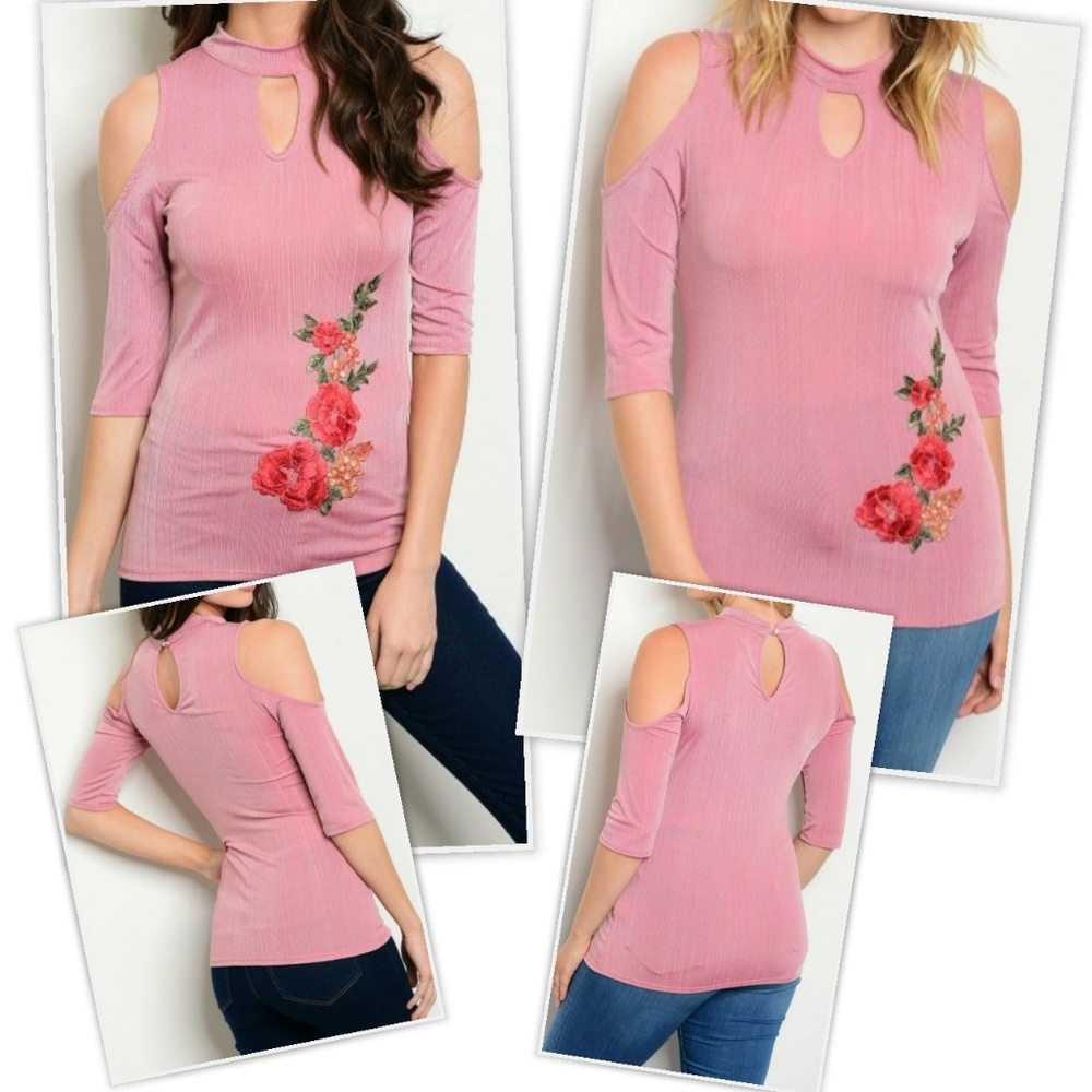 [Last 2] LAST DAY Pink Blouse Floral Print